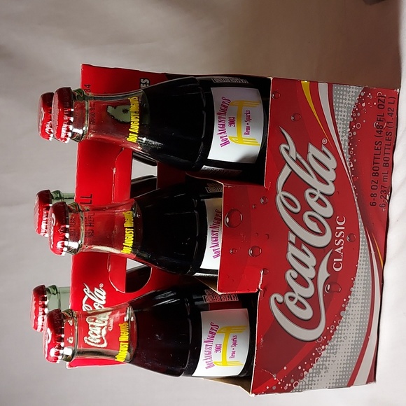 Hot August Nights 2003 Reno Sparks Six Pack Coca Cola Bottles Vintage - Picture 2 of 8
